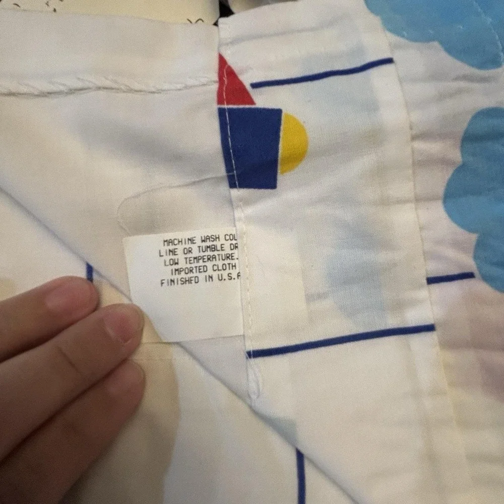VTG Boy Pair Curtain Panels 80